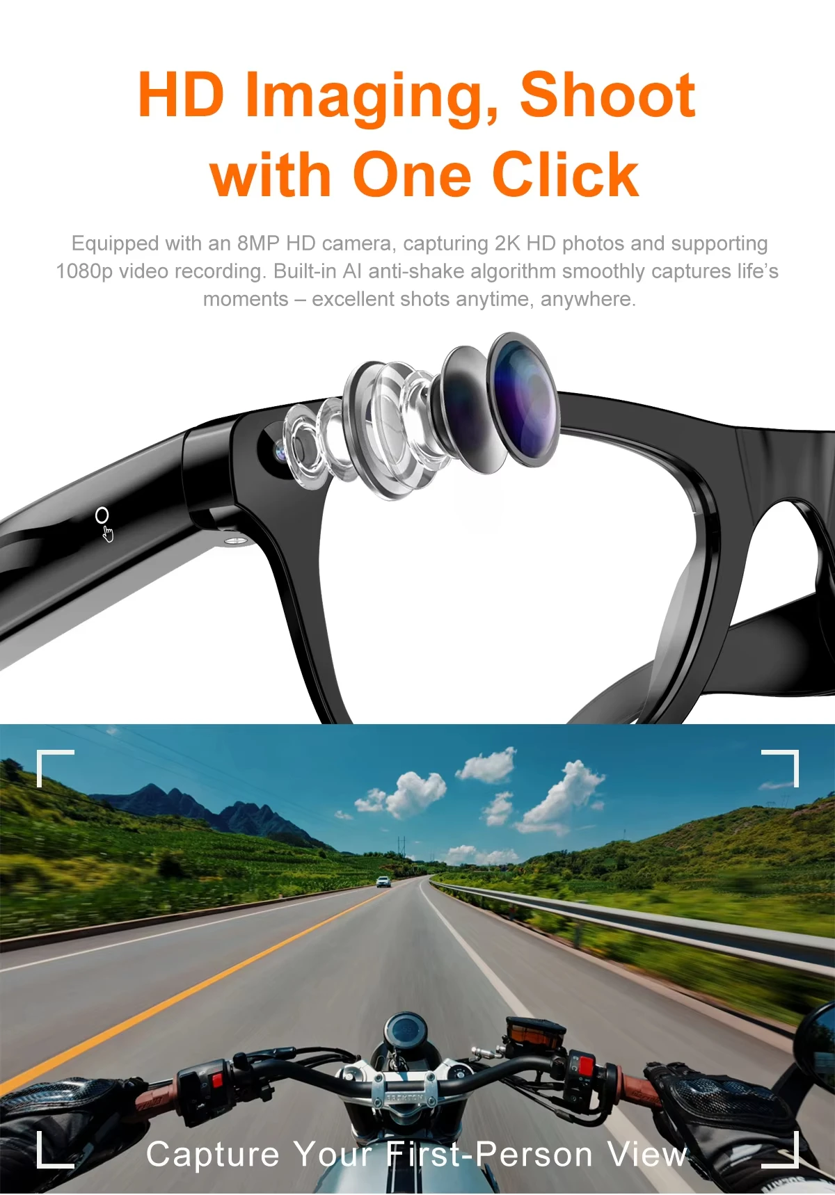 Lenovo Smart-Kamera-Brille HD- – Outdoor Sport Gear Bewertung und Preis