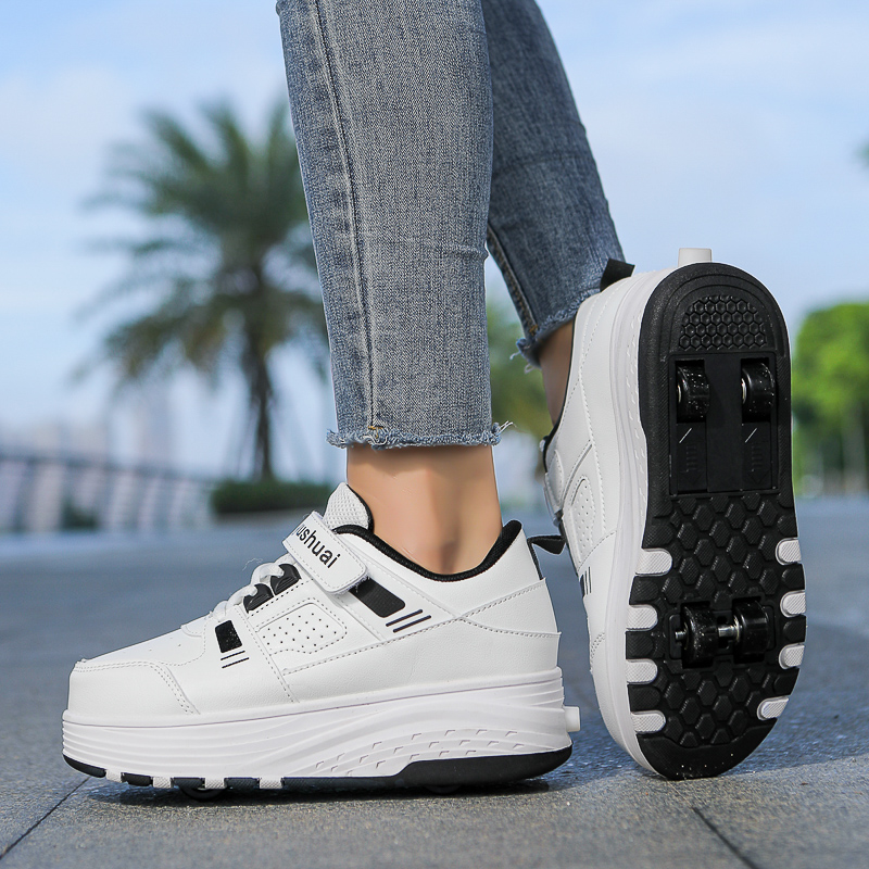 Kinder 4-Rad-Rollschuhschuhe m – Outdoor Sports Shoes Bewertung und Preis