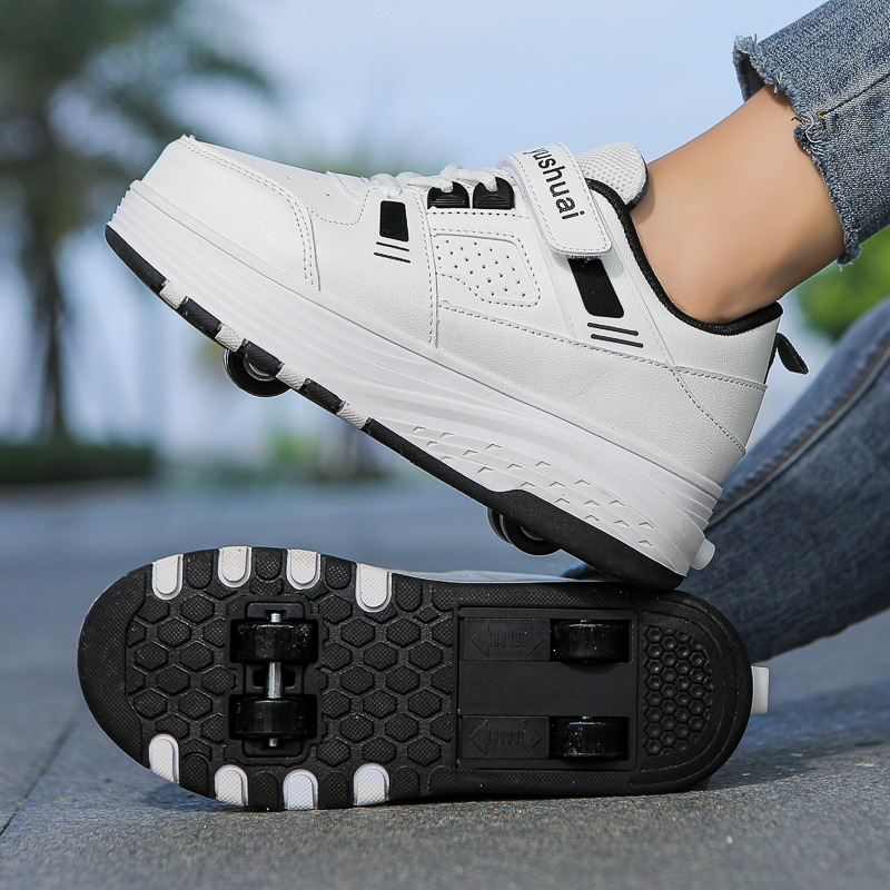Kinder 4-Rad-Rollschuhschuhe m – Outdoor Sports Shoes Bewertung und Preis